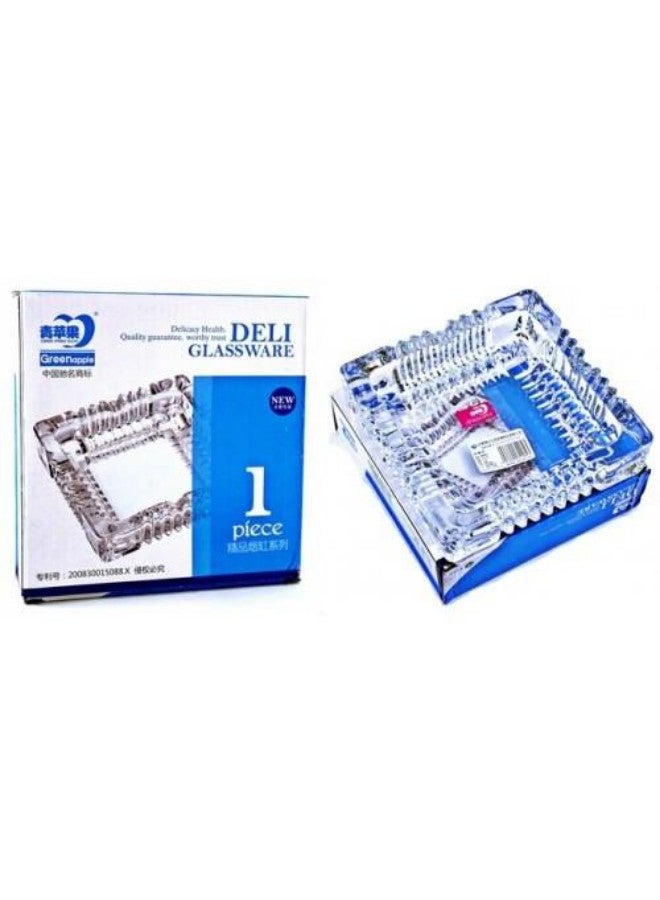 طفاية زجاجية شفاف Medium - Image 2