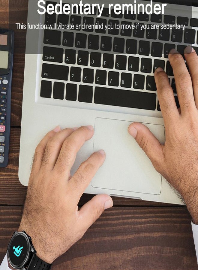 R13 Waterproof Heart Rate Monitor Smartwatch Black - Image 4