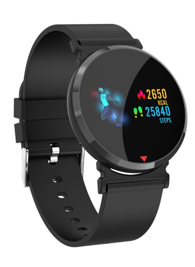 E28 Heart Rate Monitor Pedometer Smartwatch Black - Image 1