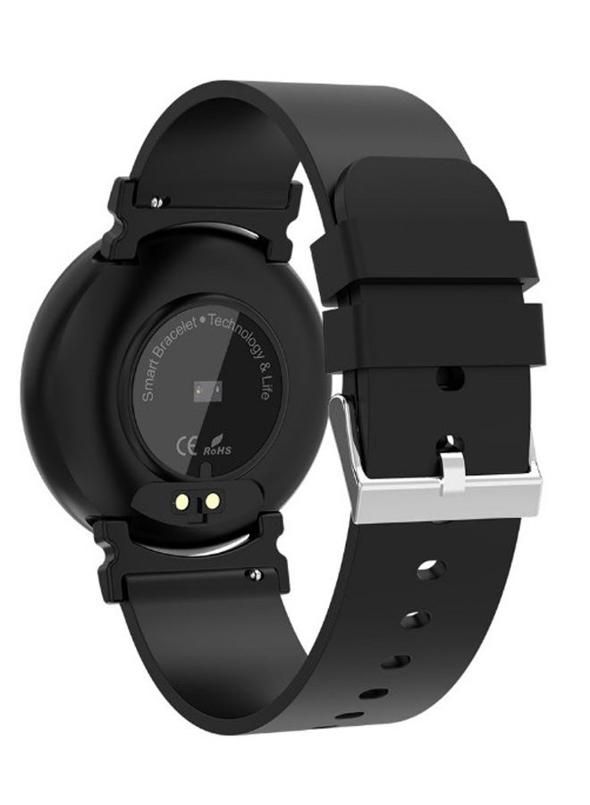 E28 Heart Rate Monitor Pedometer Smartwatch Black - Image 3