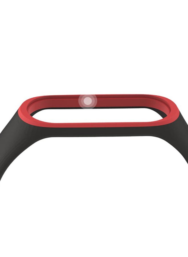 MIJOBS Replacement Wristband Fitness Tracker For Xiaomi Mi Band 3 Red/Black - Image 3