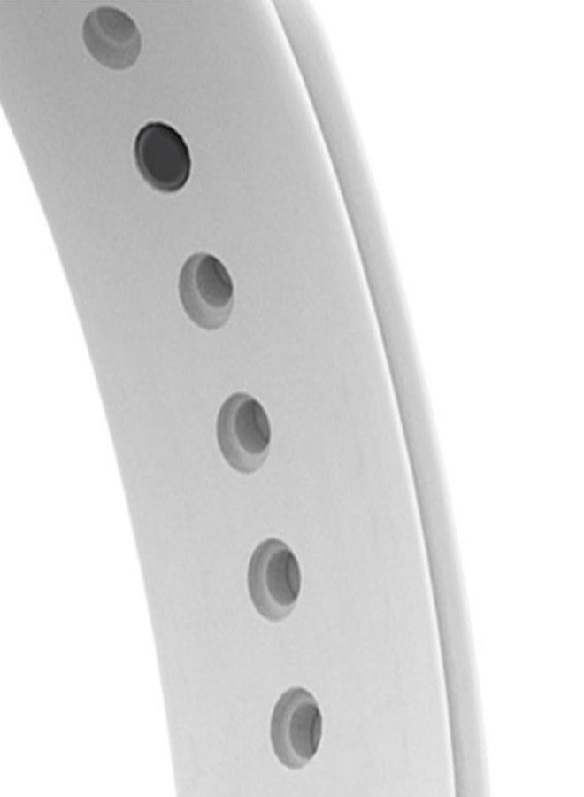 ميجوبس سوار معصم من السيليكون لساعة شاومي مي باند 3 أبيض - Image 2