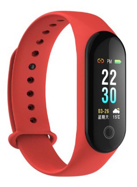 Heart Rate Monitor Bluetooth Fitness Tracker Red