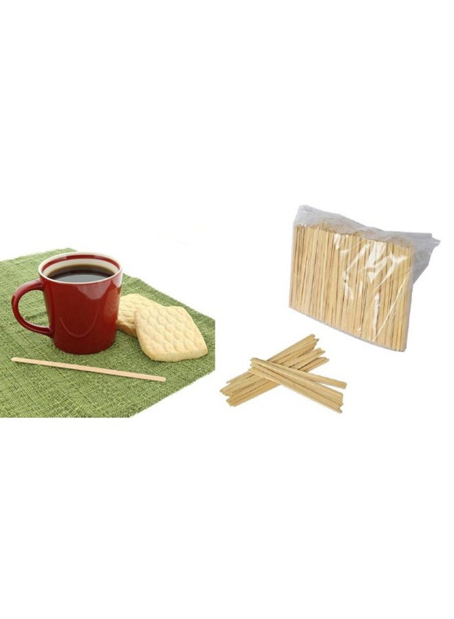 1500-Piece Coffee Stirrer Set Beige 14cm - Image 3
