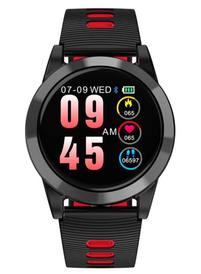 R15 Heart Rate Fitness Bracelet Sleep Monitor Smartwatch Black/Red - Image 1