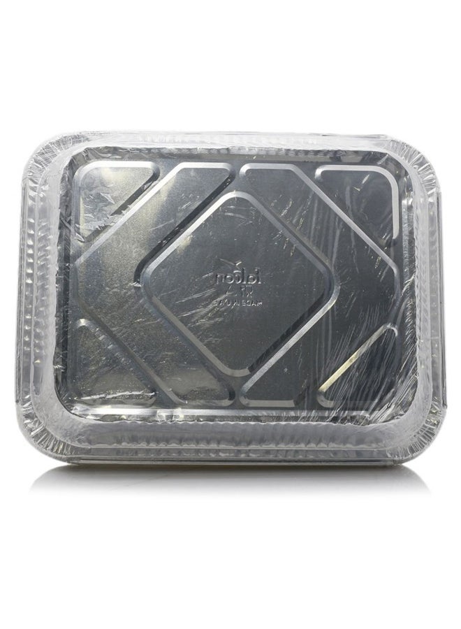 Falcon 10-Piece Container With Lid Set Silver - Image 2