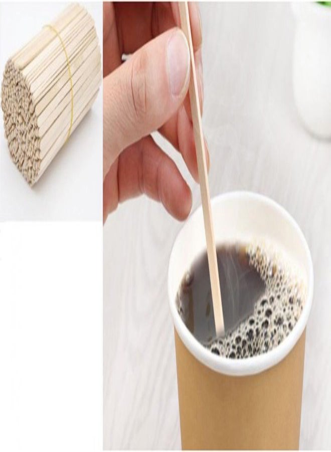500-Piece Coffee Stirrer Set Beige 19cm - Image 3