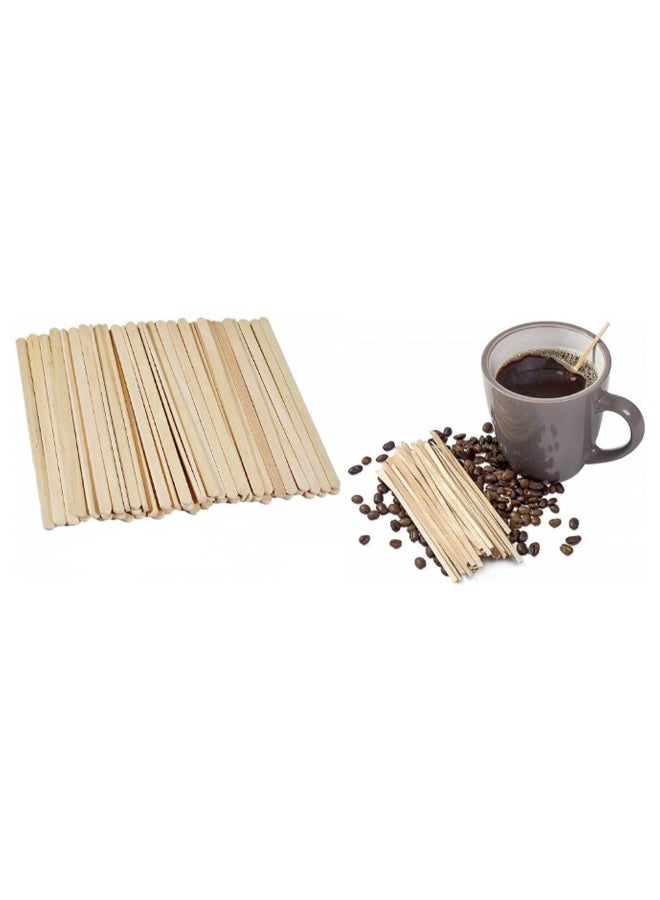 500-Piece Coffee Stirrer Set Beige 19cm  - Image 3