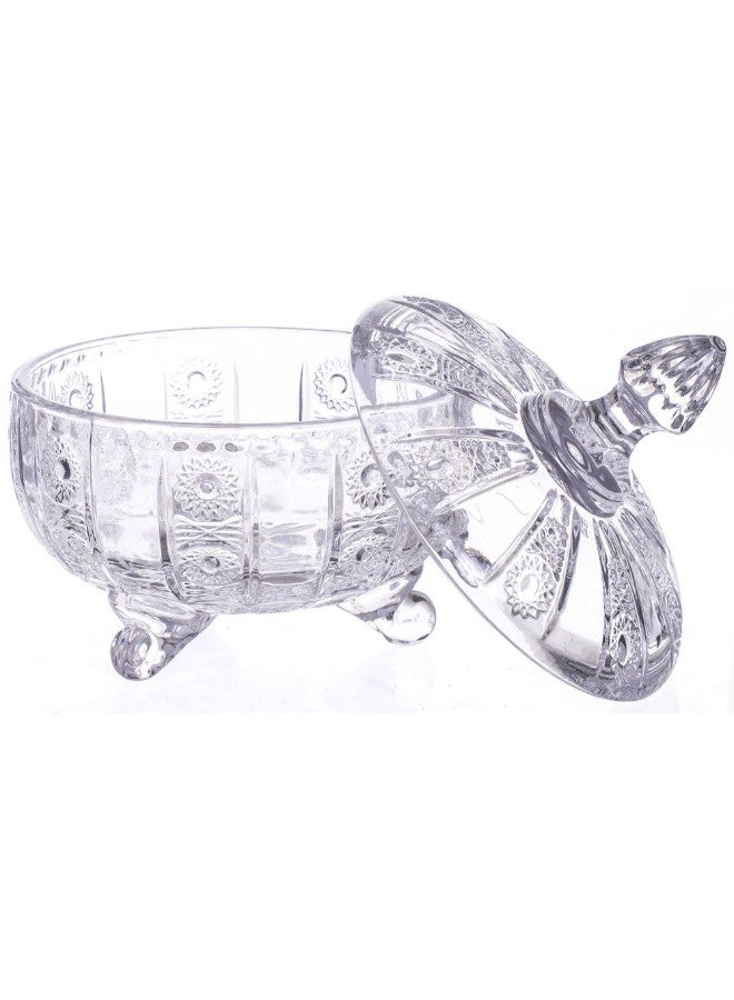 وعاء بتصميم علبة للحلوى شفاف - Image 1