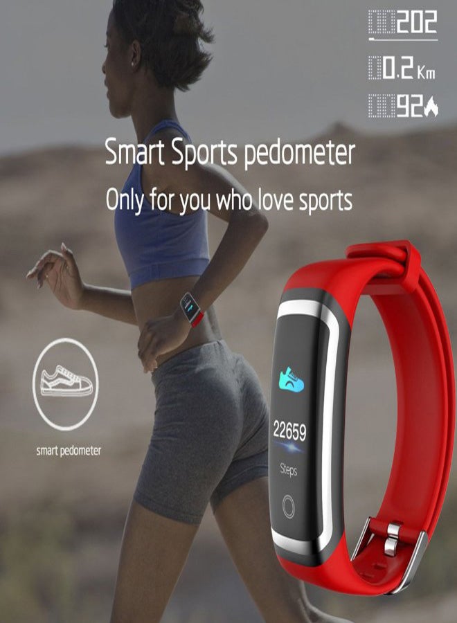 M4 Heart Rate Blood Pressure Monitoring Intelligent Bracelet Blue - Image 2