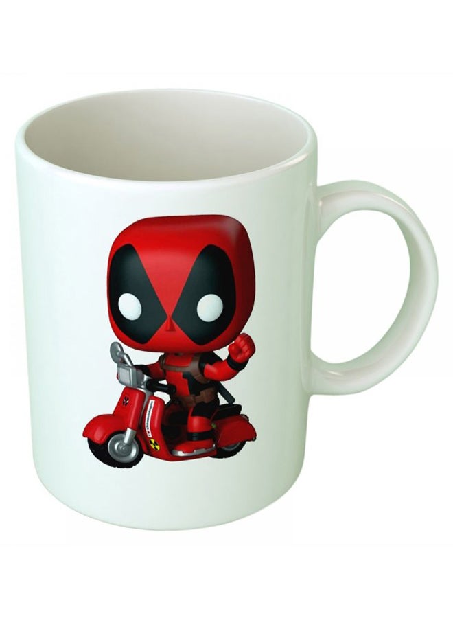 Upteetude Funkoo Deadpool Coffee Mug White