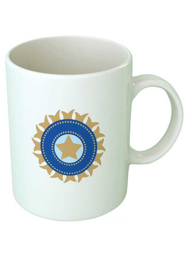 Upteetude Indian Cricket Team Coffee Mug White 
