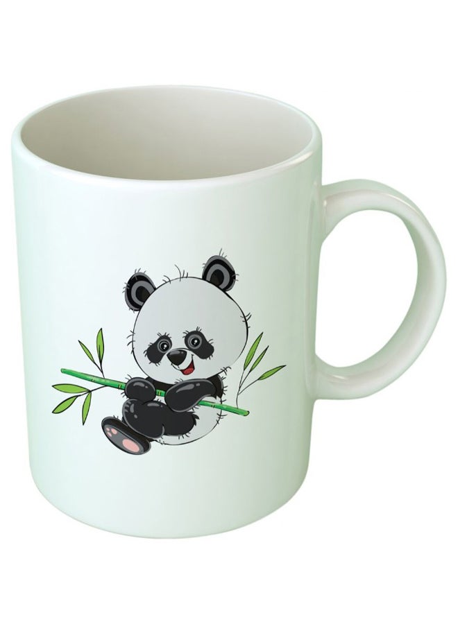 Upteetude Panda Coffee Mug White 