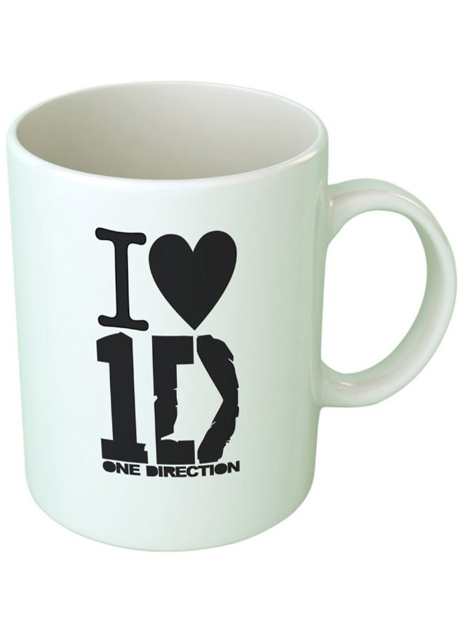 Upteetude - One Direction Coffee Mug White - Image 1