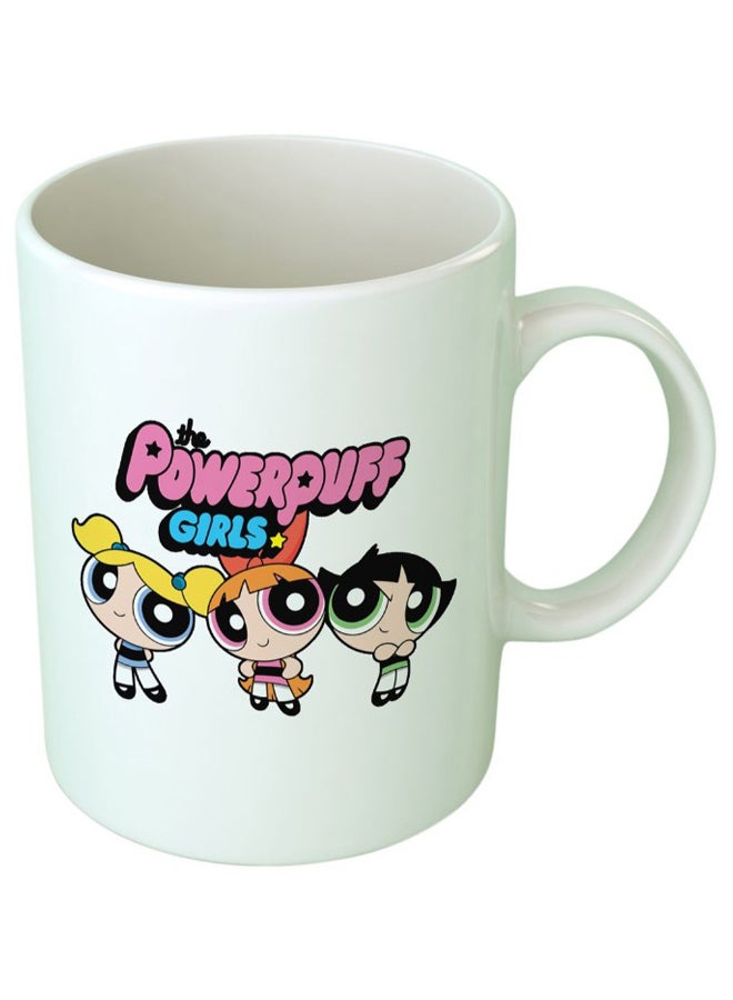 Upteetude Powerpuff Girls Coffee Mug White 