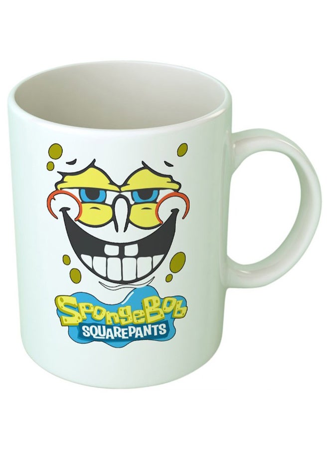 Upteetude Spongebob Coffee Mug White