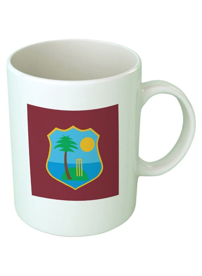 Upteetude - West Indies Cricket Team Coffee Mug White - Image 1