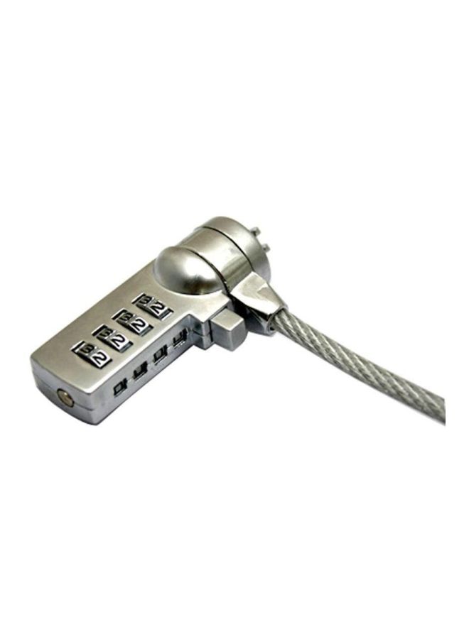 Anti-Theft Security Password Combination Chain Steel Cable Lock For Laptop Notebook Pc [Duplus]