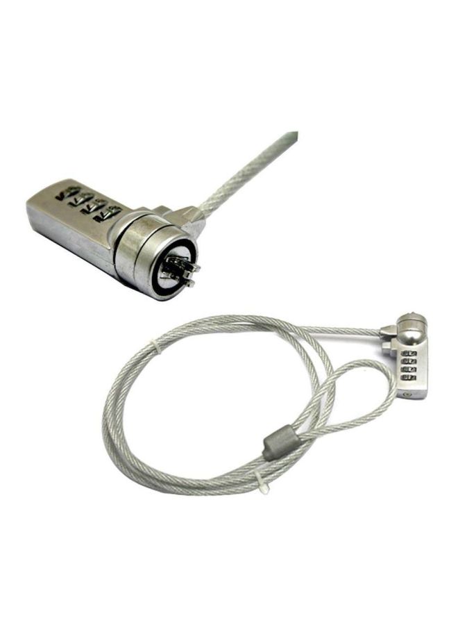 Anti-Theft Security Password Combination Chain Steel Cable Lock For Laptop Notebook Pc [Duplus]