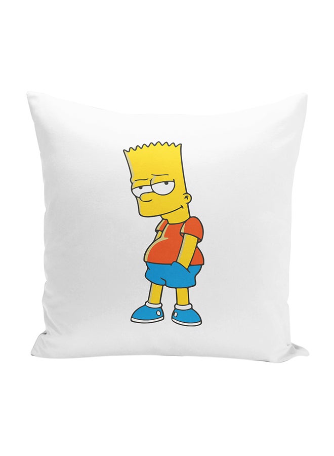 Bart Simpson Decorative Throw Pillow White 16 x 16inch