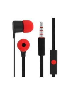 In-Ear Earphones For HTC One/Mini 2 Black/Red