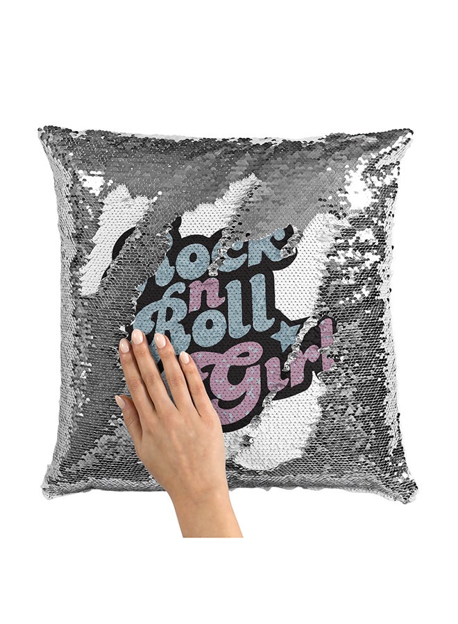 Find Nemo Tshirt Sequin Throw Pillow With Stuffing Multicolour 16x16inch - Image 1