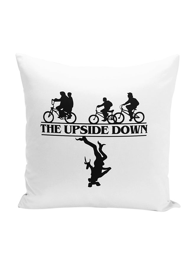 Demegrogon Stranger Things Decorative Throw Pillow White/Black 16 x 16inch
