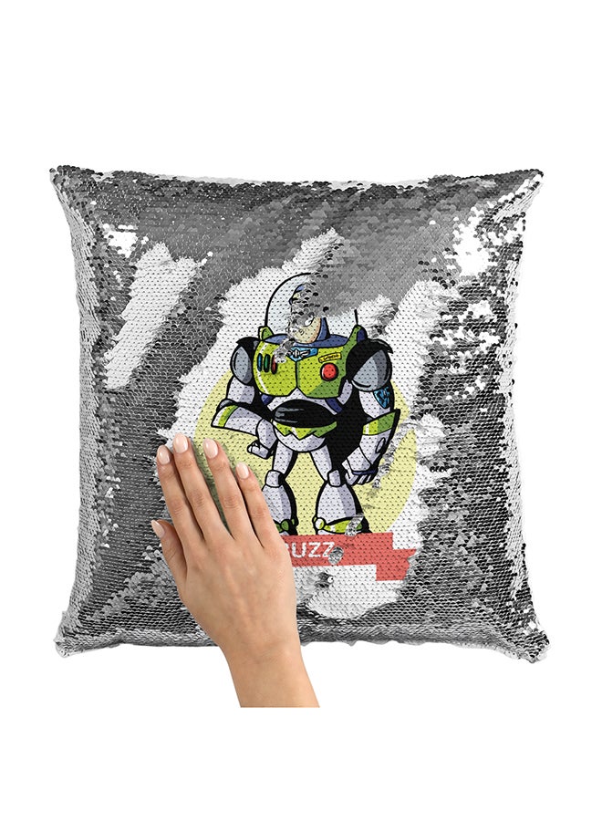Toy Story Sequin Throw Pillow With Stuffing Multicolour 16x16inch - Image 1