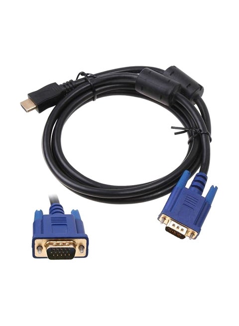 HDMI To VGA Converter HD Cable Black