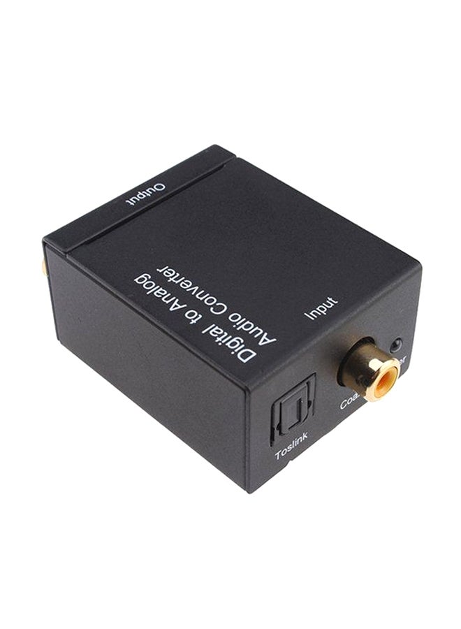 Digital To Analog Audio Converter Black