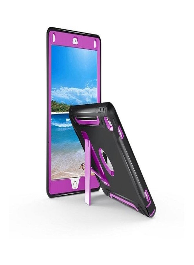 Protective Case With Kickstand For Apple iPad Pro 10.5-Inch Black/Purple - Image 2