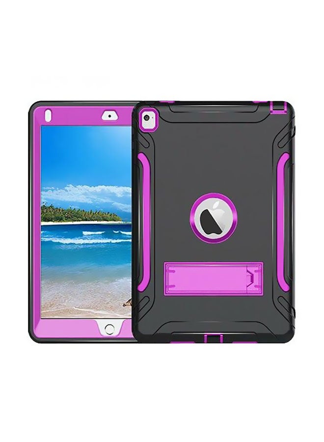 Protective Case With Kickstand For Apple iPad Pro 10.5-Inch Black/Purple - Image 1