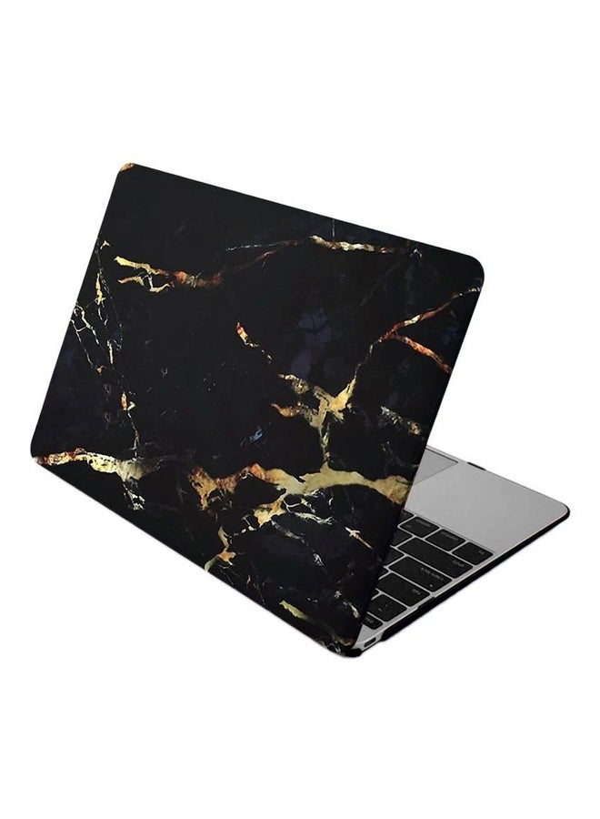 Full Body Protection Case Cover For Apple MacBook Retina 13 Black/Yellow 