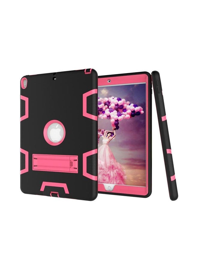 Shockproof Case Cover With Kickstand For Apple iPad Mini 4 7.9-Inch Black/Pink