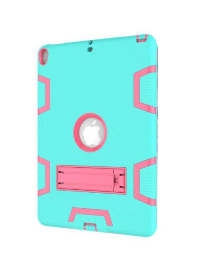 Hybrid Case Cover With Kickstand For Apple iPad Air 2 9.7-Inch Turquoise/Red - Image 1
