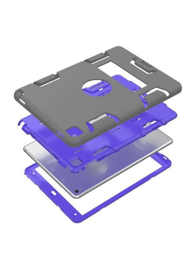 Shockproof Case Cover With Kickstand For Apple iPad 2/3/4 9.7-Inch Grey/Purple - Image 2