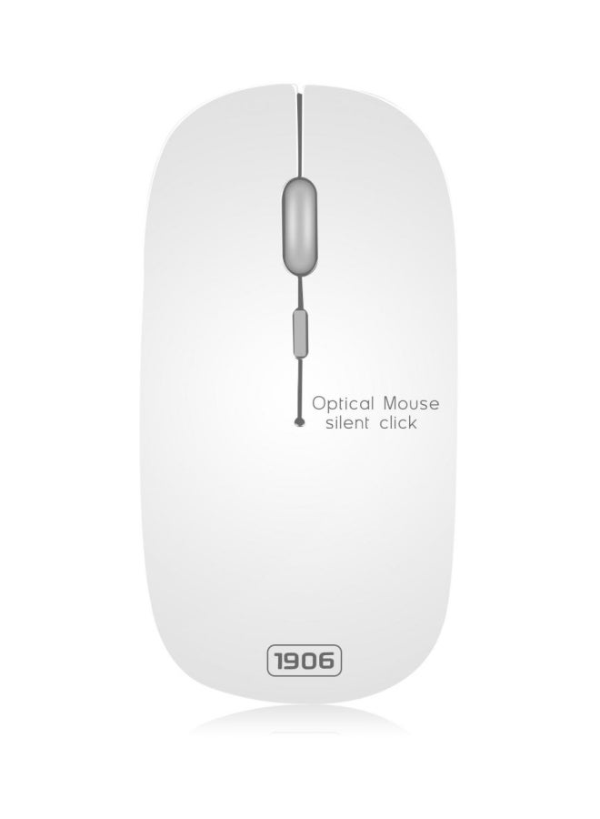 USB Wireless Optical Mouse White - Image 2
