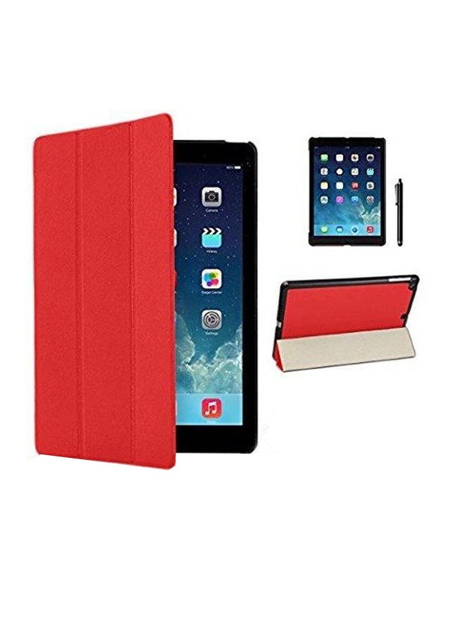 Magnetic Leather Case Cover For Apple iPad Mini 4 Red