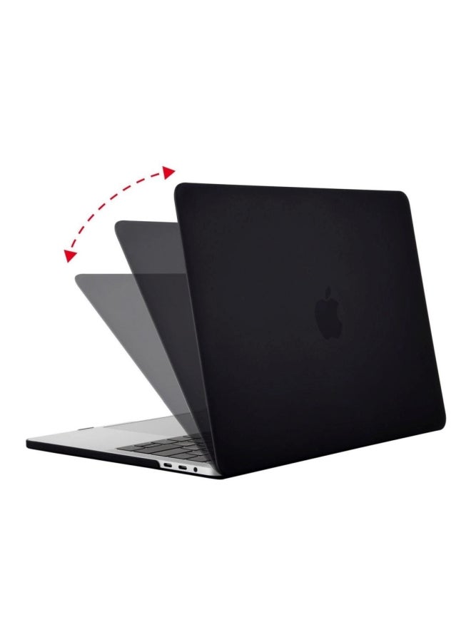 Hard Case Cover For Apple MacBook Pro 13-Inch A1706/A1708 (2016/2017) Black - Image 3