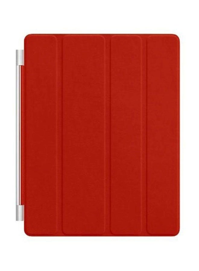 2-In-1 Ultra Slim Magnetic Smart Cover With Hard Case For Apple iPad 2/3/4 Wine Red - Image 2