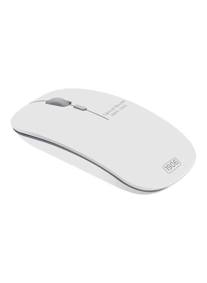USB Wireless Optical Mouse White - Image 1
