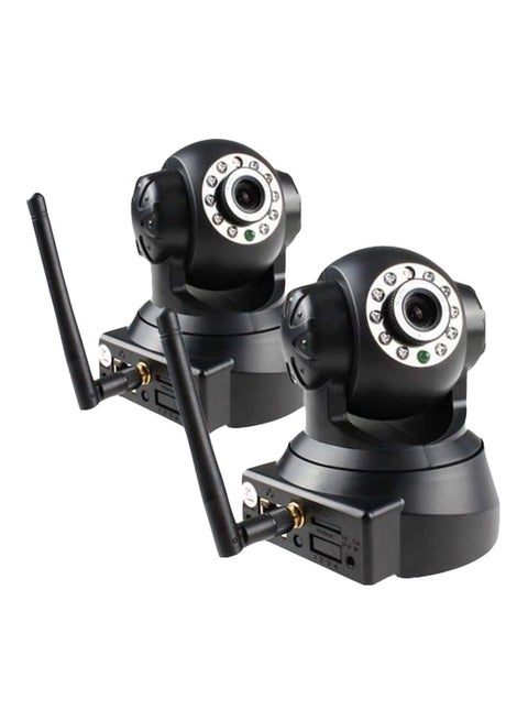 2-Piece 720P Wireless Security IP Camera Set