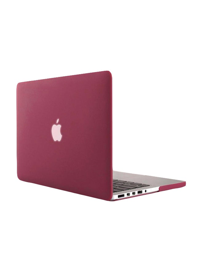 Protective Case Cover For Apple MacBook Retina 13-Inch Wine Red Duplus 