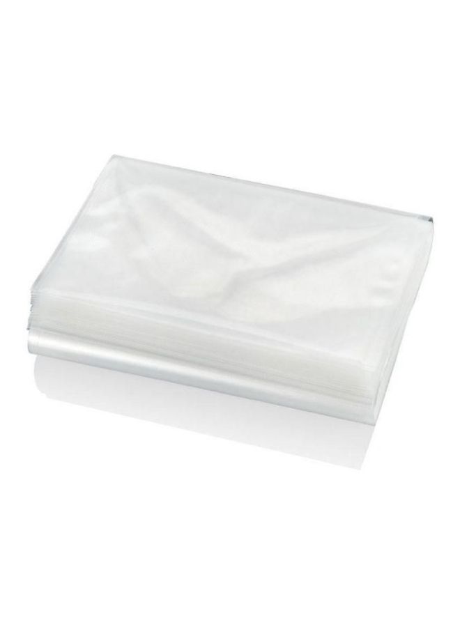 100-Piece Vacuum Sealer Bag Set Clear 25x30centimeter - Image 2