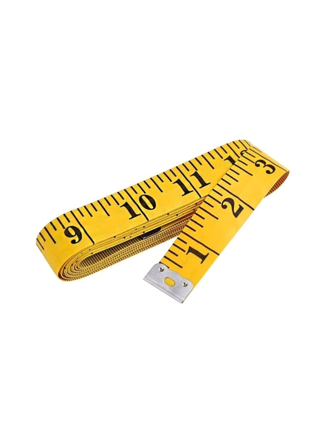 Generic Double Scale Tailor Tape Yellow/Black 3meter 