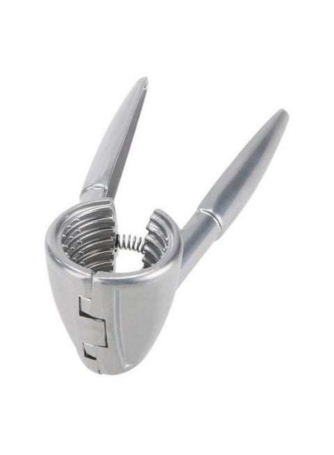 Hand Presser Walnut Cracker Silver
