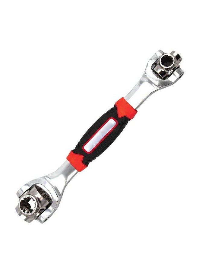 Steel Multi Function Tiger Wrench Silver/Black/Red 30X7X7cm  - Image 1