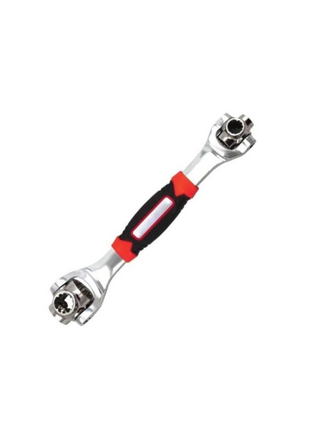 6-Point Universal Furniture Car Repair Hand Tool Silver/Black/Red  - Image 1