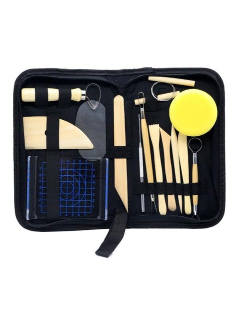Pottery Sculpting and Modelling Tool Kit Multicolour
