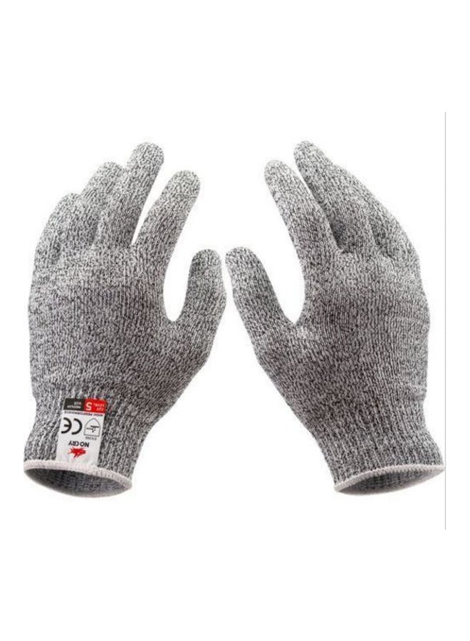 Generic Wire Safety Gloves Grey 23x9.5cm  - Image 2